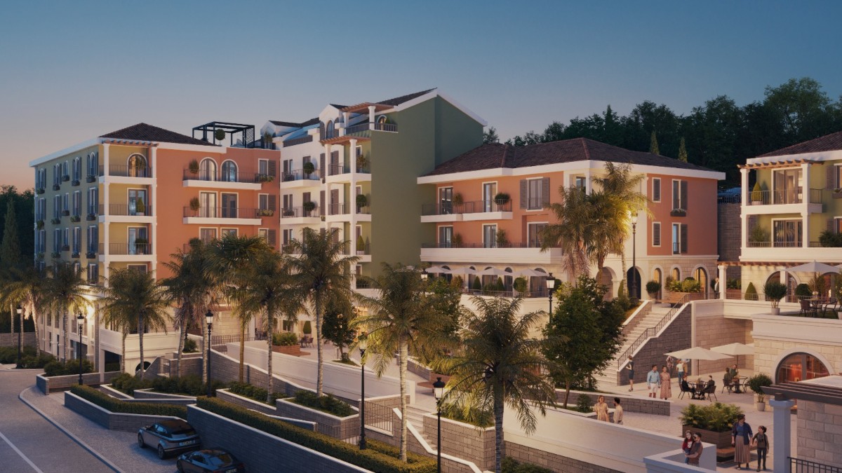 New Residential Complex under Construction, 40-70 m² Apartments, Donja Lastva, Tivat